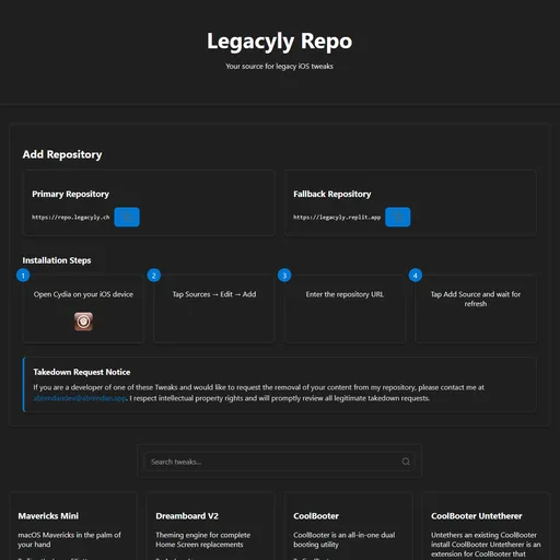 Legacyly Cydia Repository